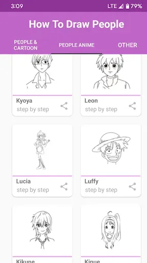 Скриншот 2 — How To Draw People - Tutorials