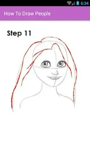 Скриншот 5 — How To Draw People - Tutorials