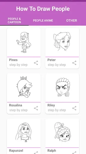 Скриншот 8 — How To Draw People - Tutorials