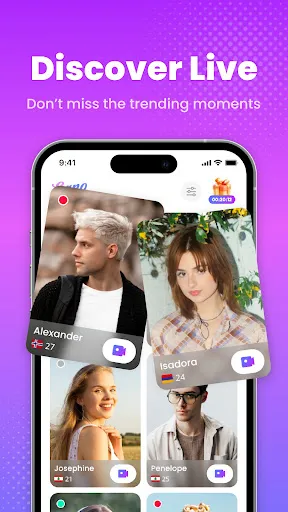 Скриншот 1 — Sano: Meet Talk &  Friends