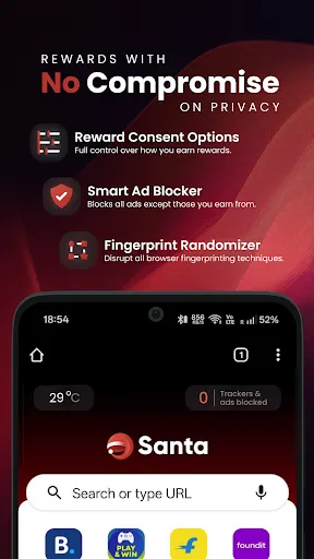 Скриншот 7 — Santa Browser - поисковой