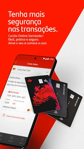 Скриншот 1 — Santander Brasil