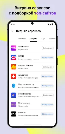 Скриншот 4 — Браузер Луна