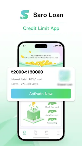 Скриншот 1 — Saro Loan: Credit Limit App