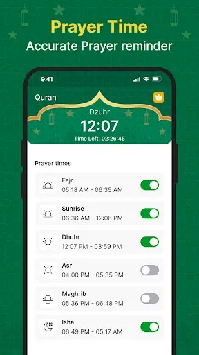 Скриншот 4 — Holy Quran: Tasbih & Prayer
