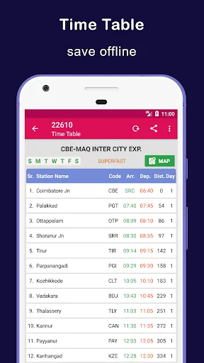 Скриншот 7 — Indian Train Status - minits