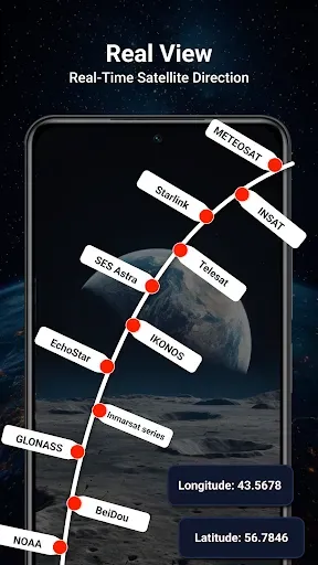 Скриншот 2 — Satellite Finder: Dish Pointer