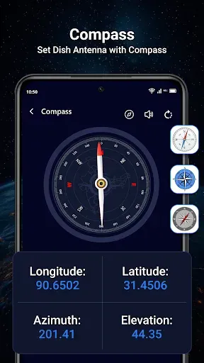 Скриншот 4 — Satellite Finder: Dish Pointer