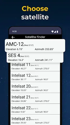 Скриншот 4 — Satellite Finder(Dish Pointer)
