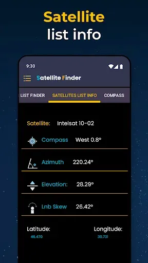 Скриншот 8 — Satellite Finder(Dish Pointer)