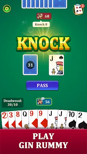 Скриншот 1 — Gin Rummy King