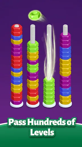 Скриншот 2 — Nut Sort：Color Puzzle Game