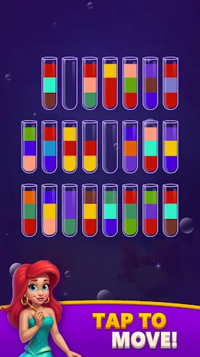 Скриншот 1 — Water Sort- Puzzle Game