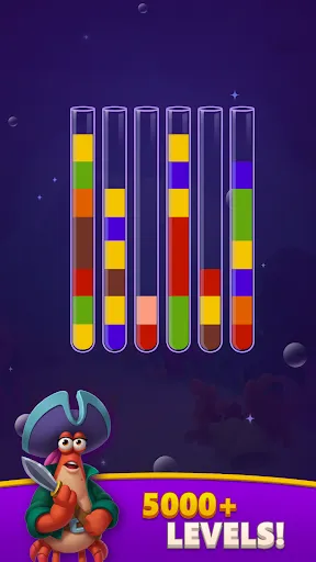 Скриншот 2 — Water Sort- Puzzle Game