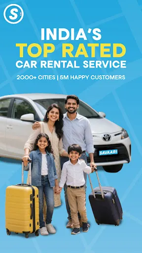Скриншот 1 — Savaari - Car Rental & Taxi
