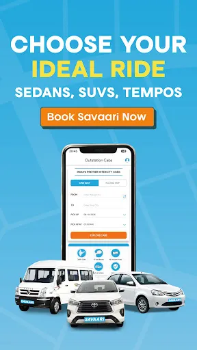 Скриншот 2 — Savaari - Car Rental & Taxi