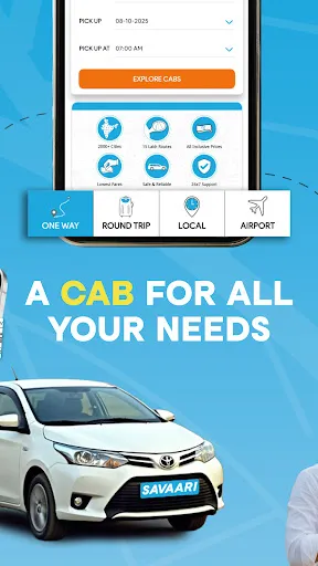 Скриншот 4 — Savaari - Car Rental & Taxi