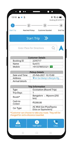 Скриншот 7 — Savaari Driver Partner App