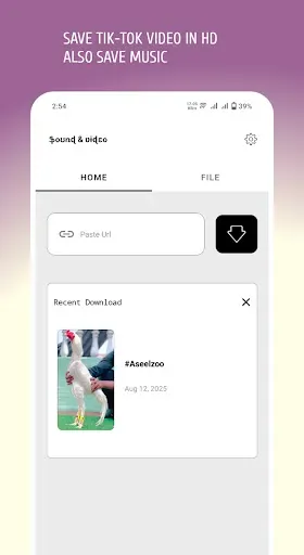 Скриншот 1 — Save Tik - Mp3 Downloader