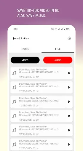 Скриншот 4 — Save Tik - Mp3 Downloader