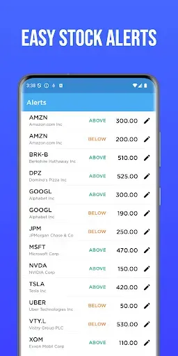 Скриншот 2 — Uplift: Stock Market Tracker