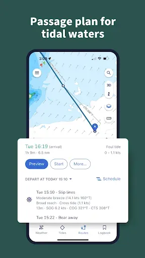 Скриншот 2 — Savvy Navvy Boating Navigation