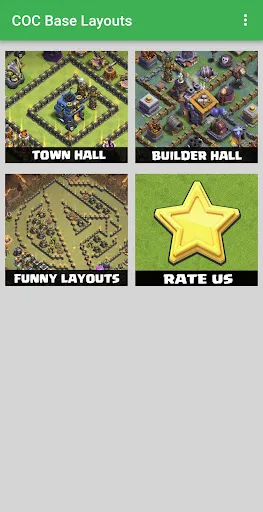 Скриншот 1 — COC Base Layouts:Clash of Maps