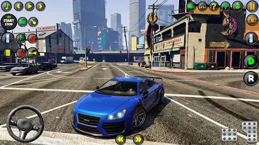 Скриншот 3 — City Car Driving Offline 2