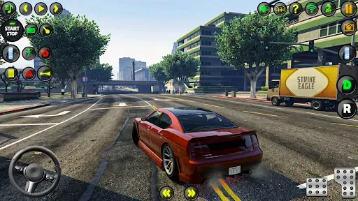 Скриншот 4 — City Car Driving Offline 2