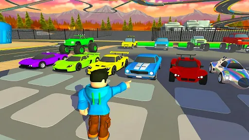 Скриншот 1 — Obby Bike Driving Parkour Game