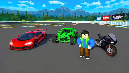 Скриншот 8 — Obby Bike Driving Parkour Game
