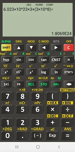 Скриншот 2 — Scientific Calculator