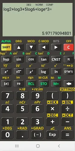 Скриншот 3 — Scientific Calculator
