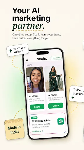 Скриншот 1 — Scalio: AI Video Ad Maker