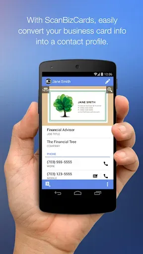 Скриншот 4 — ScanBizCards Lite - Business C