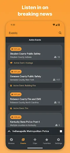 Скриншот 5 — Scanner Radio - Police Scanner