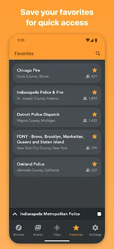 Скриншот 6 — Scanner Radio - Police Scanner