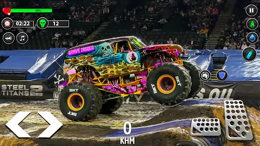 Скриншот 2 — Crazy Monster Truck Stunt Game