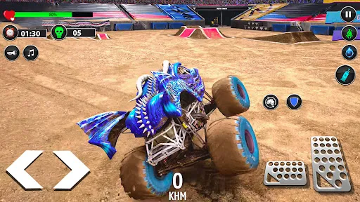 Скриншот 3 — Crazy Monster Truck Stunt Game