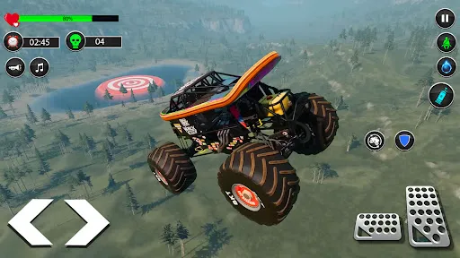 Скриншот 4 — Crazy Monster Truck Stunt Game