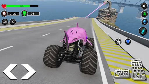 Скриншот 7 — Crazy Monster Truck Stunt Game