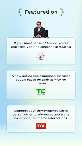 Скриншот 8 — Schmooze: Dating, Memes & Meet