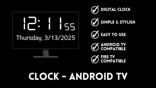 Скриншот 5 — Часы - Android TV
