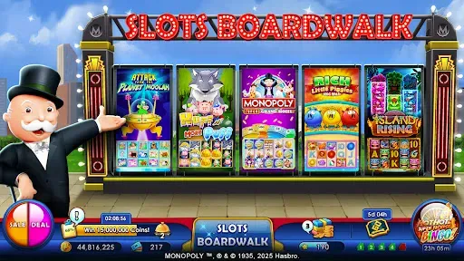 Скриншот 1 — MONOPOLY Slots - Casino Games