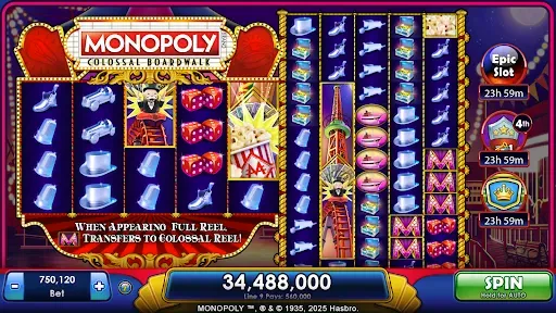 Скриншот 7 — MONOPOLY Slots - Casino Games