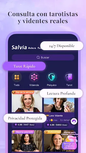 Скриншот 4 — Salvia - Tarot & Videncia