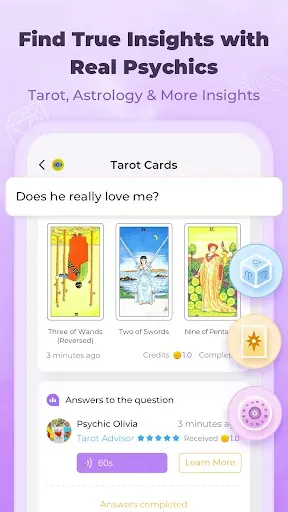Скриншот 4 — Salvia - Tarot & Psychics
