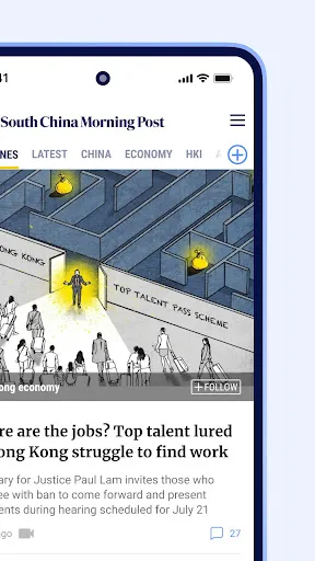 Скриншот 2 — South China Morning Post