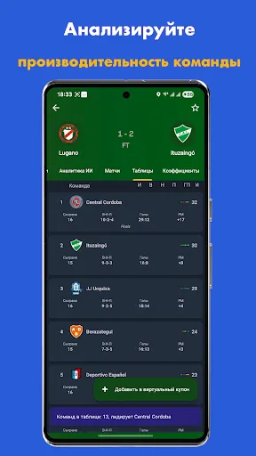 Скриншот 8 — Прогнозы ИИ 360Score