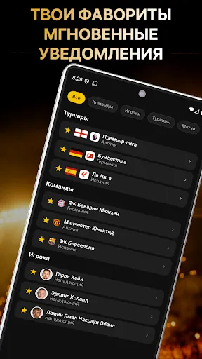 Скриншот 5 — ScoreBeeper: Футбол Live